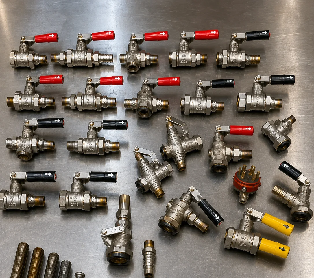 Commercial Beer Keg Couplers & Draft Tap Valves, Mixed Lot, Cleaned, Restaurant & Bar Equipment